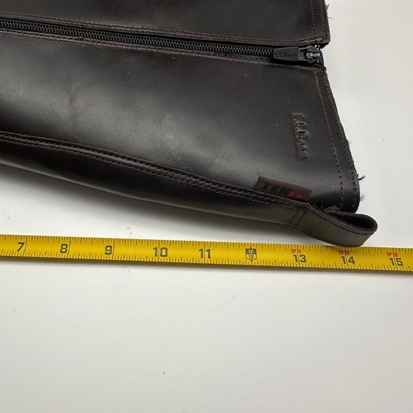 LL Bean Boots Carrabassett Tek 2.5 Primaloft 100g Tall Brown Leather Womens 11 - Picture 4 of 10